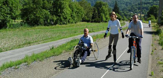 Voie verte des Gaves<br />(ENTRE LOURDES ET ARGELES GAZOST)